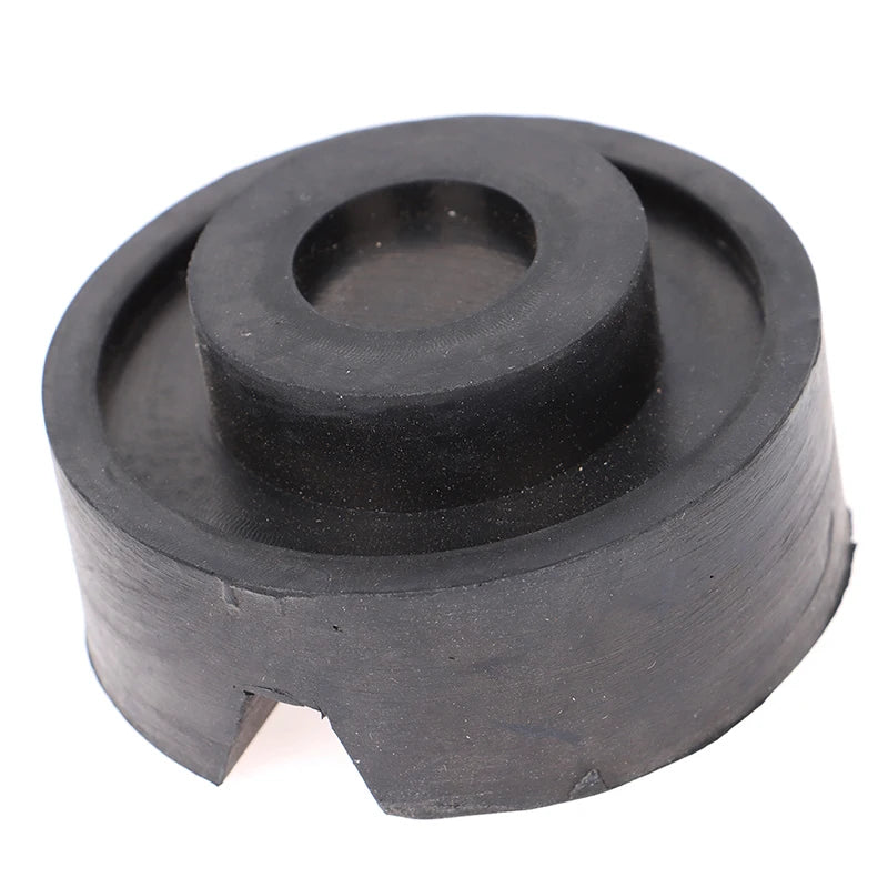 New··1Pc Car Lift Jack Stand Rubber Pads Black Rubber Slotted Floor Jack Pad close-up view