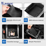  KUNGKIC For Subaru Forester 2025 2026 2027 LHD RHD Car Armrest Box Storage Tray Center Console Stowing Case With Silicone Mat