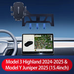 Car Phone Holder Mount For Tesla Model 3/Y/X/S Highland Juniper Screen Display Fix Base Stand Auto Interior Accessory  Dashboard