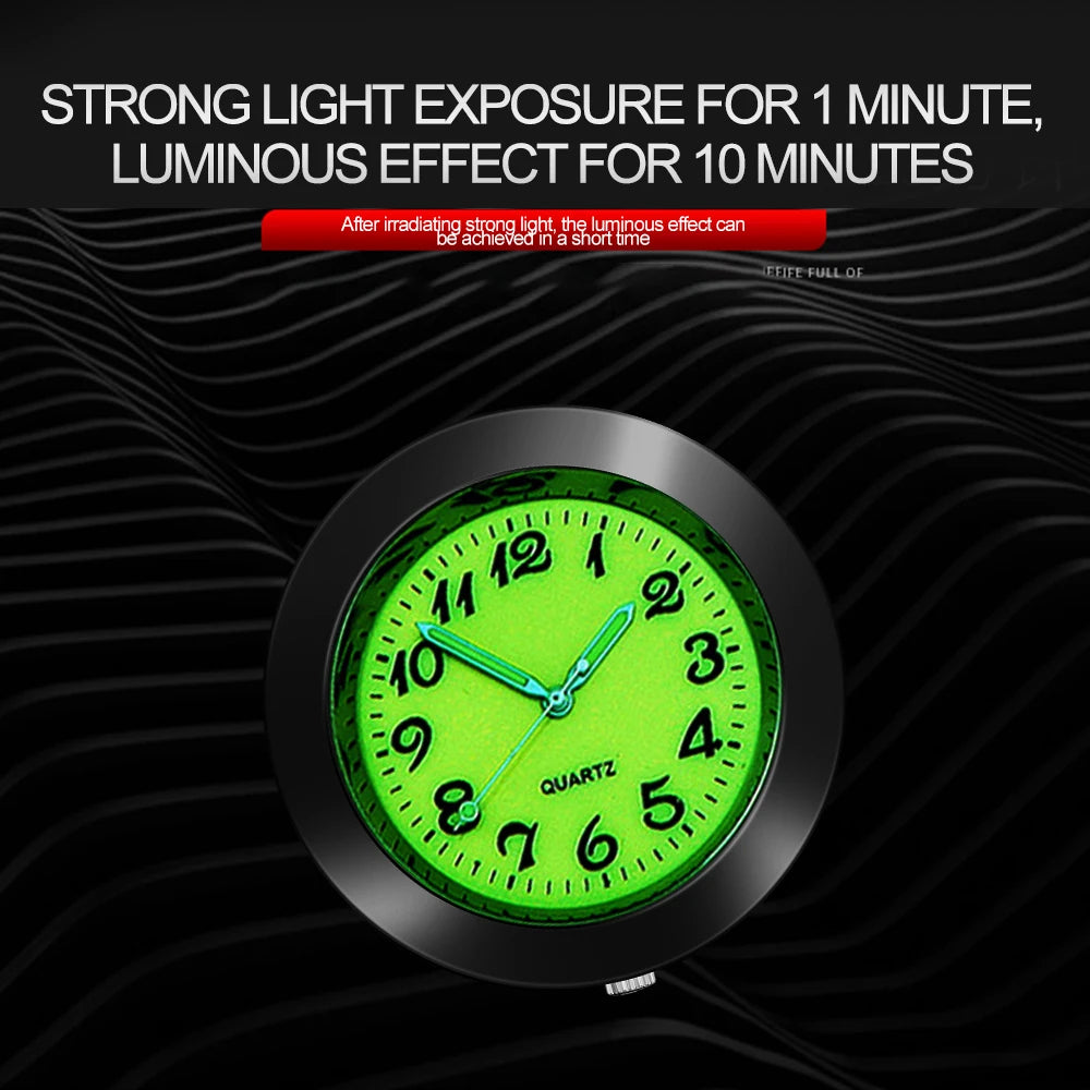2023 New Mechanics Quartz Clocks Digital Watch Car Mini Clock Automobiles Internal Stick-On Car Ornament Auto Accessories