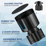 Upgraded Car Cup Holder Expander with Adjustable Base | Stable Auto Bottle Support for S detail view