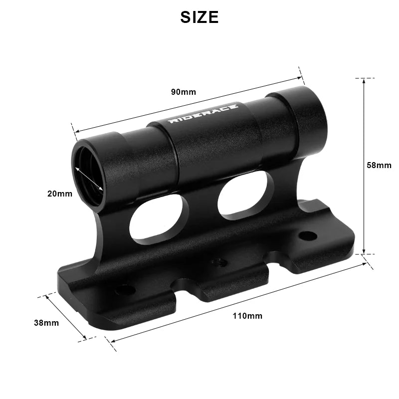 Bicycle Fixed Front Fork Bracket Mount Rack Bike Fork Mount Quick Release Thru Axle Carrier Car Roof Rack Support Cycling Parts