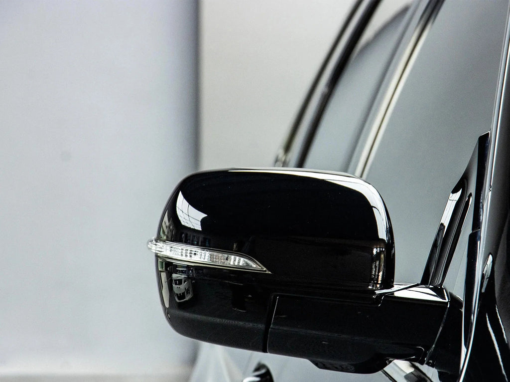 Glossy Black Vinyl Wrap | Self-Adhesive Car Wrapping Foil lifestyle view