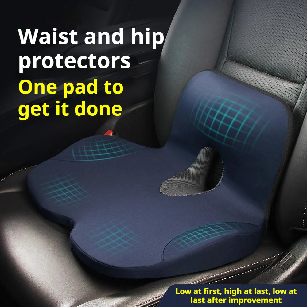 Car Main Driver Seat Booster Seat Cushion Memory Foam Cushion Relief Chair Suitable All-season Boost