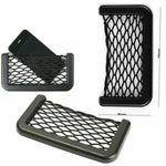 3pcs Universal Car Organizer Mesh Storage Bag | Seat Side Net Pocket for Phone and Su alternate view