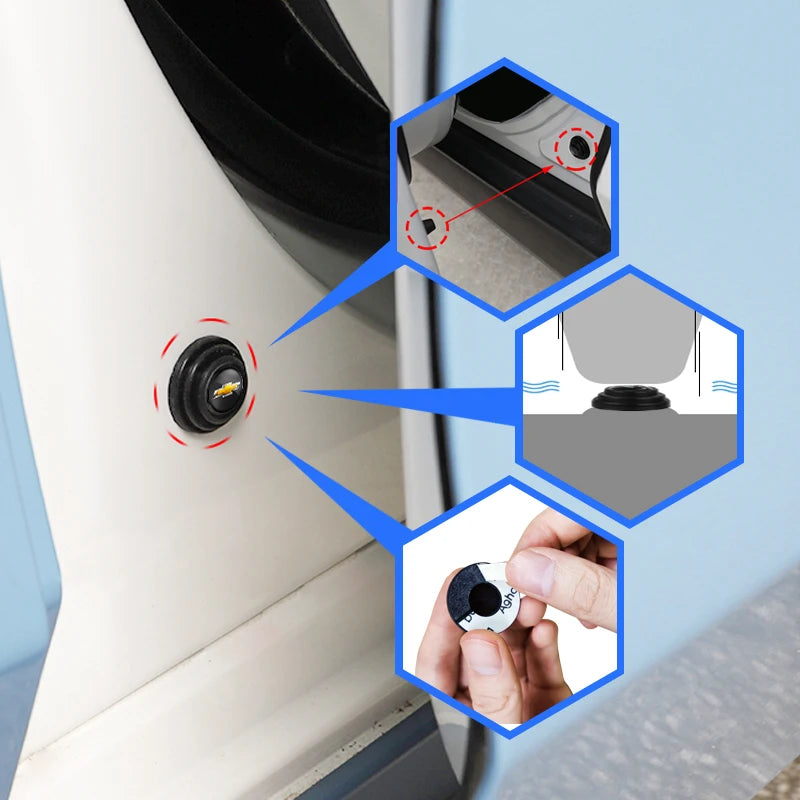 Car Door Mute Sound Insulation Silicone Buffer Gasket | For Chevrolet Models lifestyle view
