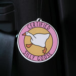 Raccoon Quotes Fragrant Paper Car Air Freshener | Solid Perfume Hanging for Home an additional angle
