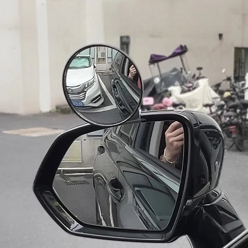 2pcs Car Uses Adjustable Wide-Angle Car Blind Spot High-Definition Rearview Mirrors to Improve Drivi