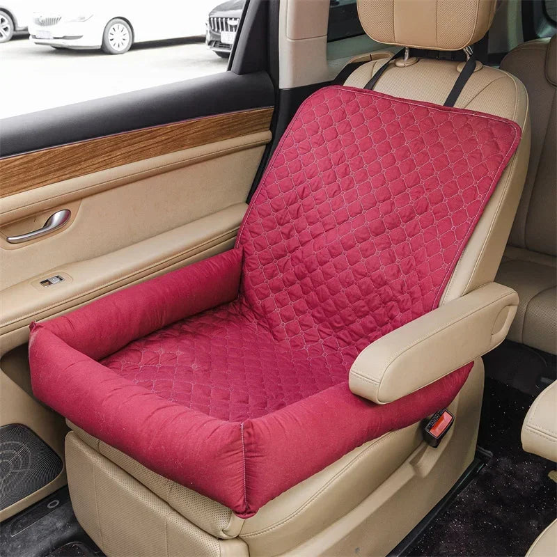 1PC Waterproof Dog Car Seat Cover Nest Pets Travel Carrying Car Mat Baskets Anti Di additional angle
