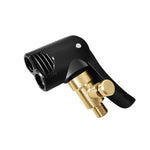 2-In-1 Bicycle Pump Nozzle Adapter | Universal Inflator Valve Connector for Car, Moto lifestyle view