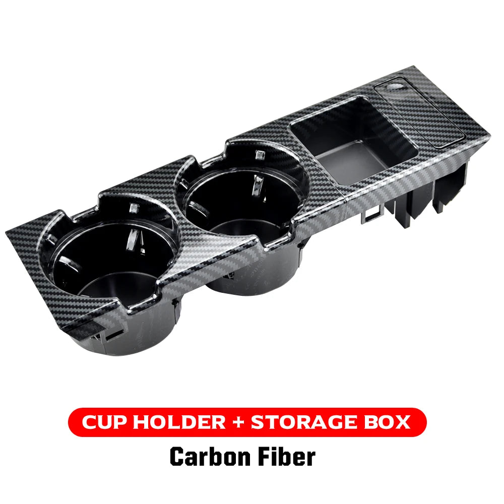 Double Hole Car Center Console Storage Box with Cup Holder | For BMW E46 1999-2006 alternate view