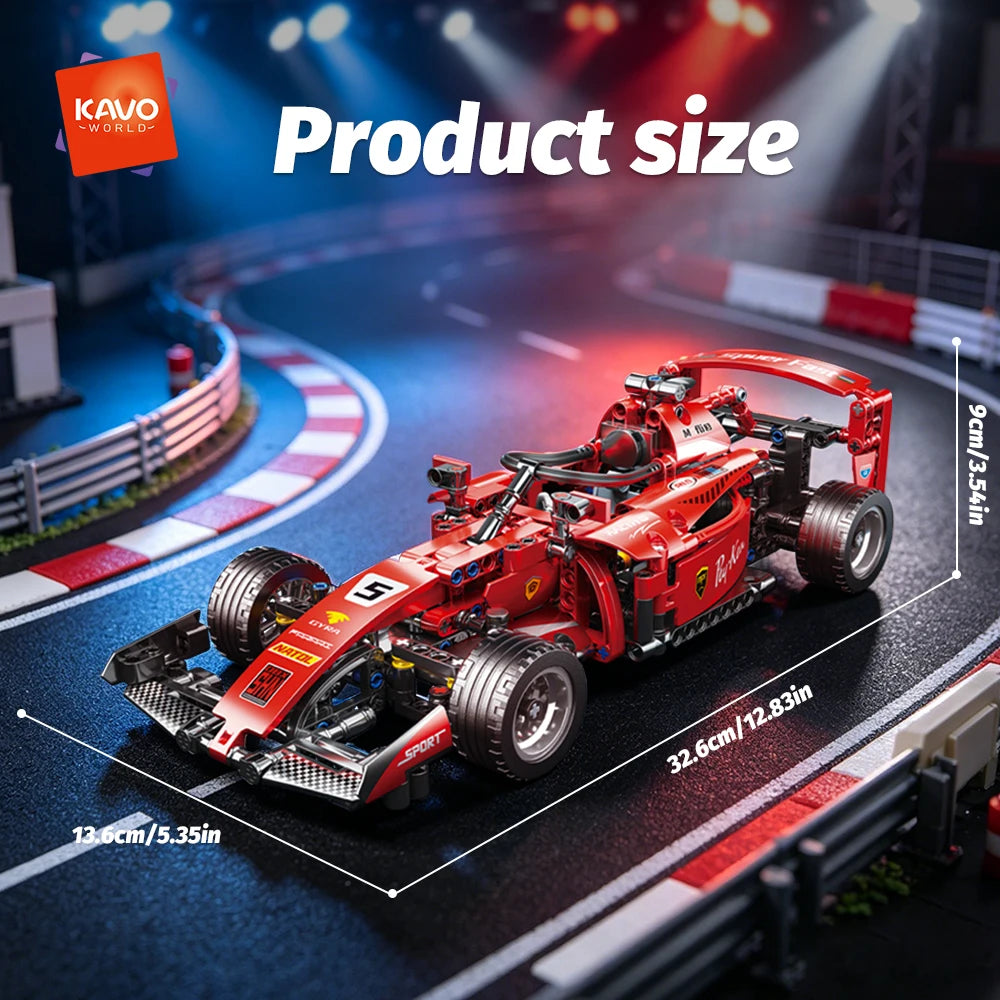 RC Race Cars Building Blocks Model Car Kit lifestyle view