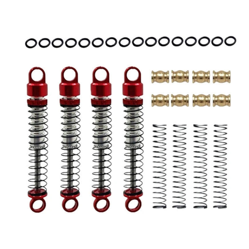 4pcs MN99S MN78 MN168 MN300 MN-300 Tank 300 Metal Oil Shock Absorber Damper RC Car Up lifestyle view