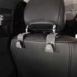 Rhinestone Car Seat Back Hook Bling Diamond Hanger Auto Back Universal Headrest Mount alternate view