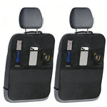 Car Seat Back Anti-Kick Pad with Storage Pocket, Universal Auto Seat Back Cover Prote lifestyle view
