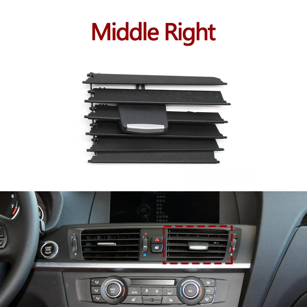 LHD RHD Front Central Left Right Air Conditioning AC Vent Grill Outlet Tab Clip Repair Kit For BMW X3 X4 F25 F26 2011-2018