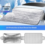 Car Windshield Snow Cover | PE Aluminum Film Winter Ice & Frost Shield | UV Protectio alternate view
