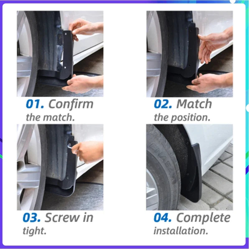 4 PCS Car Mud Flaps for Opel Vauxhall Astra J Buick Verano 2010~2016 Mudguard Splas additional angle
