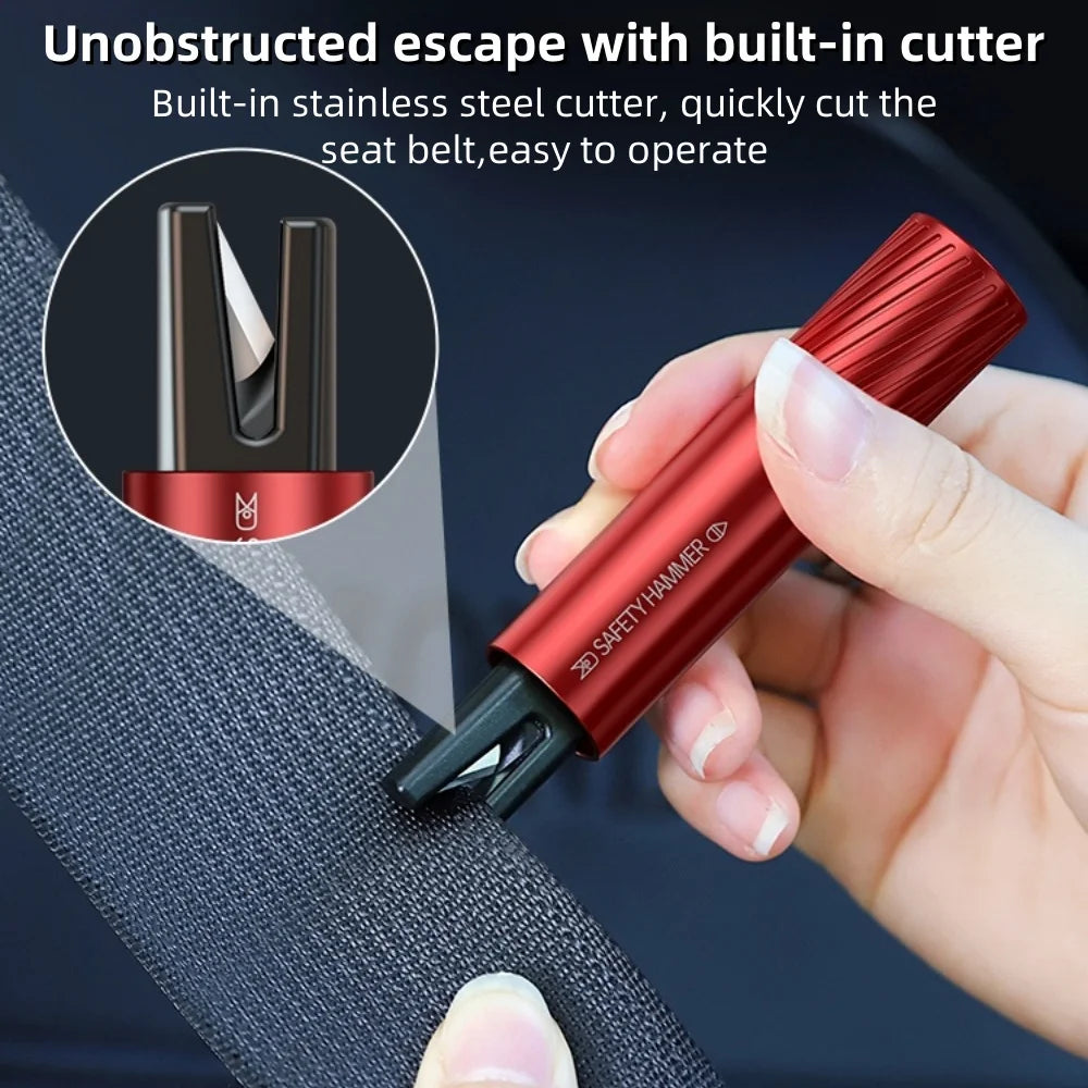 Car Emergency Hammer Seat Belt Cutter Glass Breaker detail view