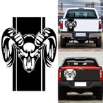 Cool Design Stripe Creative Graphic Car Truck Stickers for Dodge Rear Lathe Ram 1500 2500 3500 Rebel Mopar PCS Decals.