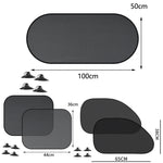 Foldable Mesh Car Sunshade | 1-5 Pcs