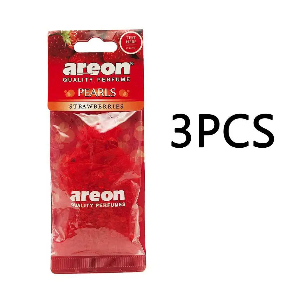 Apple Cinnamon Car Air Freshener Pearls | Hanging Scented Decor Set detail view