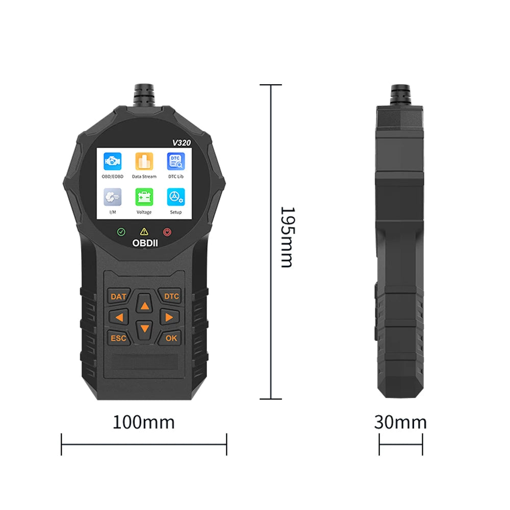 V320 Car Scanner Diagnostic Tool Check Engine Code Reader Obd2 Scanner for All Cars detail view