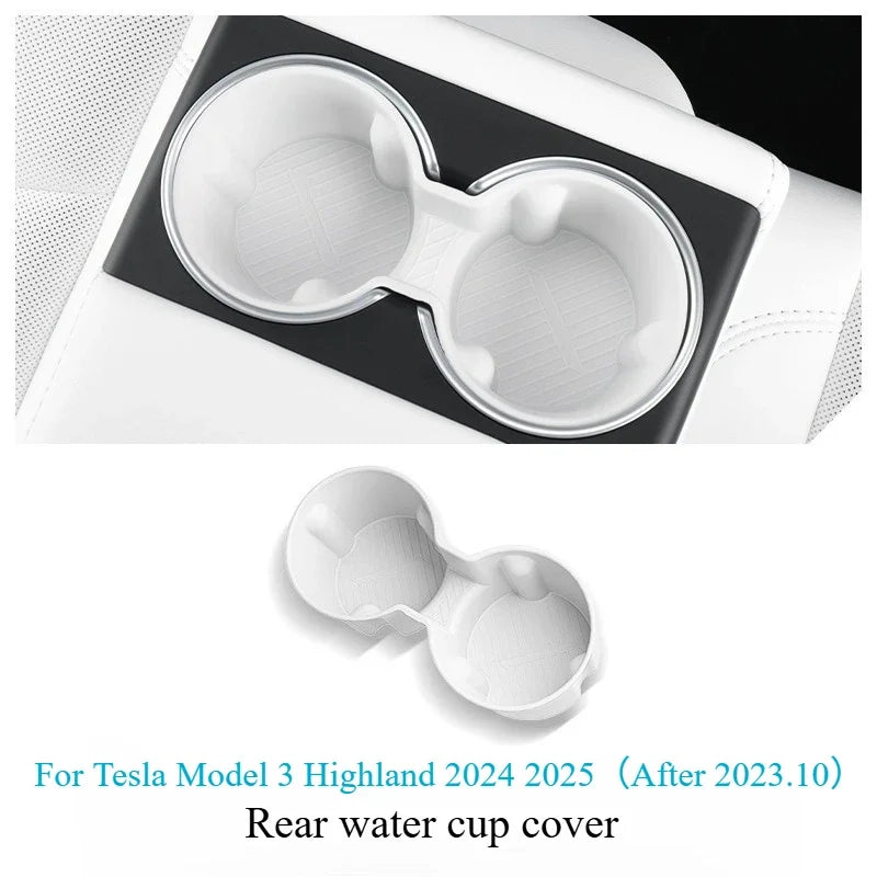 Storage Box for Tesla Model Y Juniper 2025 Accessories Center Console Armrest Storage Bo detail view