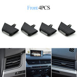 For Audi Q7 Car Dashboard Front Left Right Middle Air Conditioner AC Vent Grille Outlet Slider Tab Clip Repair Kit 2016-2019