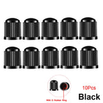 10/25/50/100Pcs Universal Plastic Tire Valve Caps for Cars, Trucks, Motorcycles, and Bic detail view