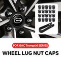 20PCS Car Wheel Caps Bolts for GAC Trumpchi M8 GS4 GS4 MAX GS3 GS8 M6 | Black ABS Tire Nut Caps