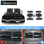 Rear Air Conditioning AC Vent Grille Outlet Cover Panel  Assembly Slider Clip For Maserati Ghibli 2014-2020 670021523