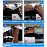 Auto Folding Sun Shade | Car Windshield Sunshade Cover lifestyle view
