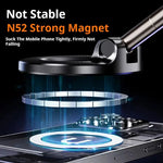 Super Strong Car Phone Holder | Vacuum Magnetic Suction Cup Mount with 360 Rotation lifestyle view
