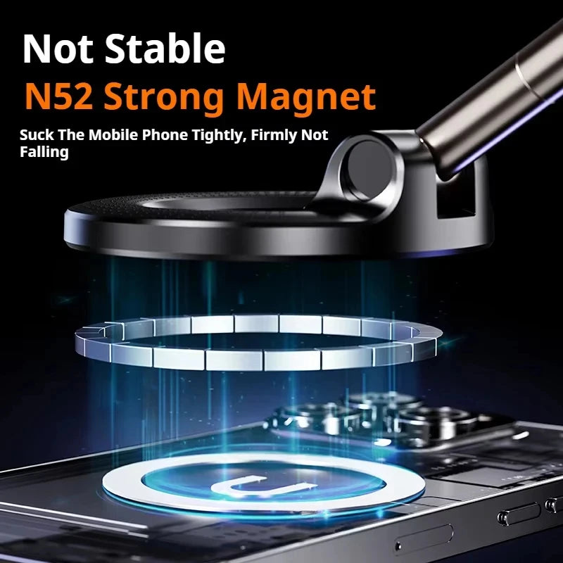 Super Strong Car Phone Holder | Vacuum Magnetic Suction Cup Mount with 360 Rotation lifestyle view
