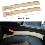 Leather Car Seat Gap Filler Organizer 4PCS