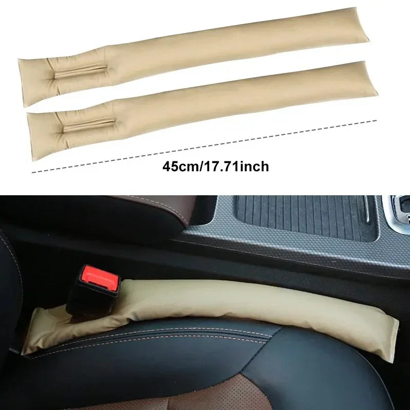 Leather Car Seat Gap Filler Organizer 4PCS