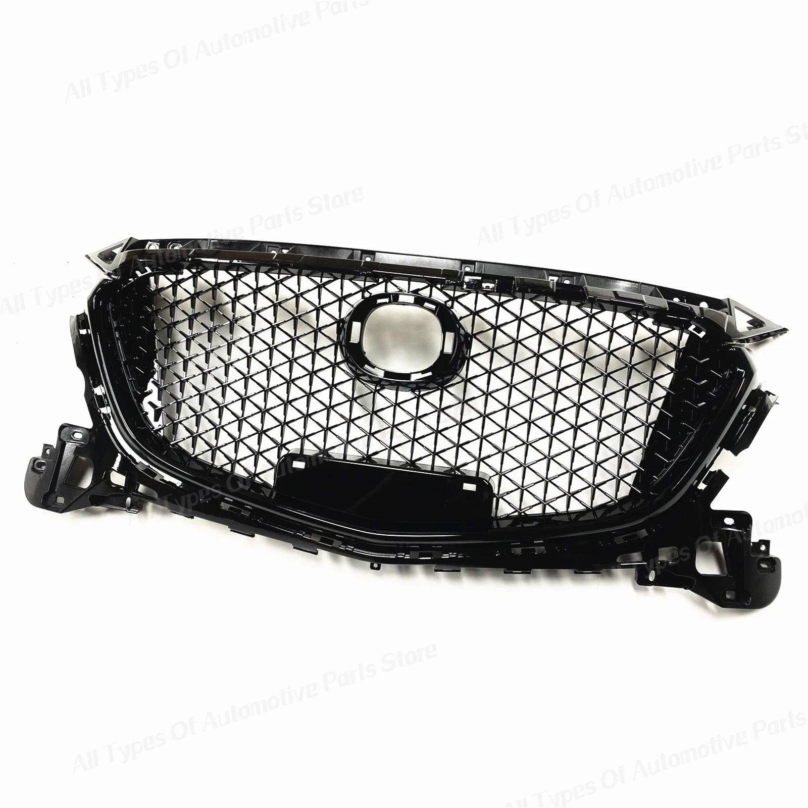 Honeycomb Front Bumper Grille for Mazda 3 Axela 2017-2019 | Racing Air Intake additional angle