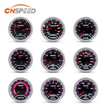 52mm Smoke Lens Car Gauge Set | 11 Types for 12V Vehicles