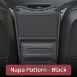 Leather Car Seat Organizer Between Seats Handbag Holder detail view