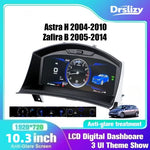 Digital Cluster Dashboard for Opel Astra H 2004-2010 Zafira B 2005-2014 | 12.3 Inch Digi detail view