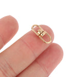 20pcs/lot Metal Rotate Buckle Key Rings Swivel Dog Buckle Holder Connectors Keyfob DI lifestyle view