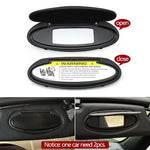 Car Left Right Makeup Sun Visor Vanity Mirror Cover Assembly For Porsche Boxster Cayman 986 987 CARRELA TARGA GT2 GT3 996 997