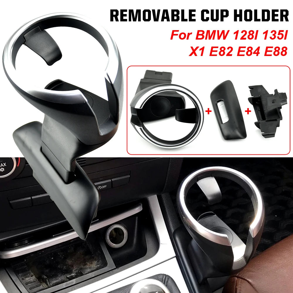 BMW 1 Series X1 E82 E84 E88 Center Console Cup Holder | 2008-2013 additional angle