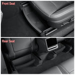 Underseat Storage Box for Tesla Model Y Juniper 2025 | Waterproof Under Seat Organizer close-up view