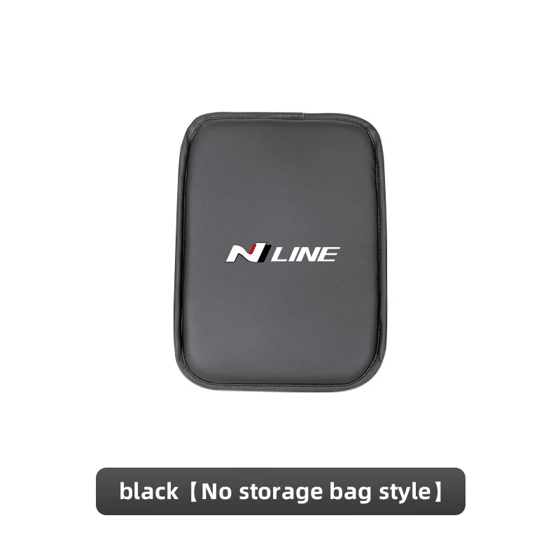 Car Armrest Pad Center Console Arm Rest Box Cover Protective Mat For Hyundai NLine I30 I20 I10 Venue Veloster Tucson Accent Kona
