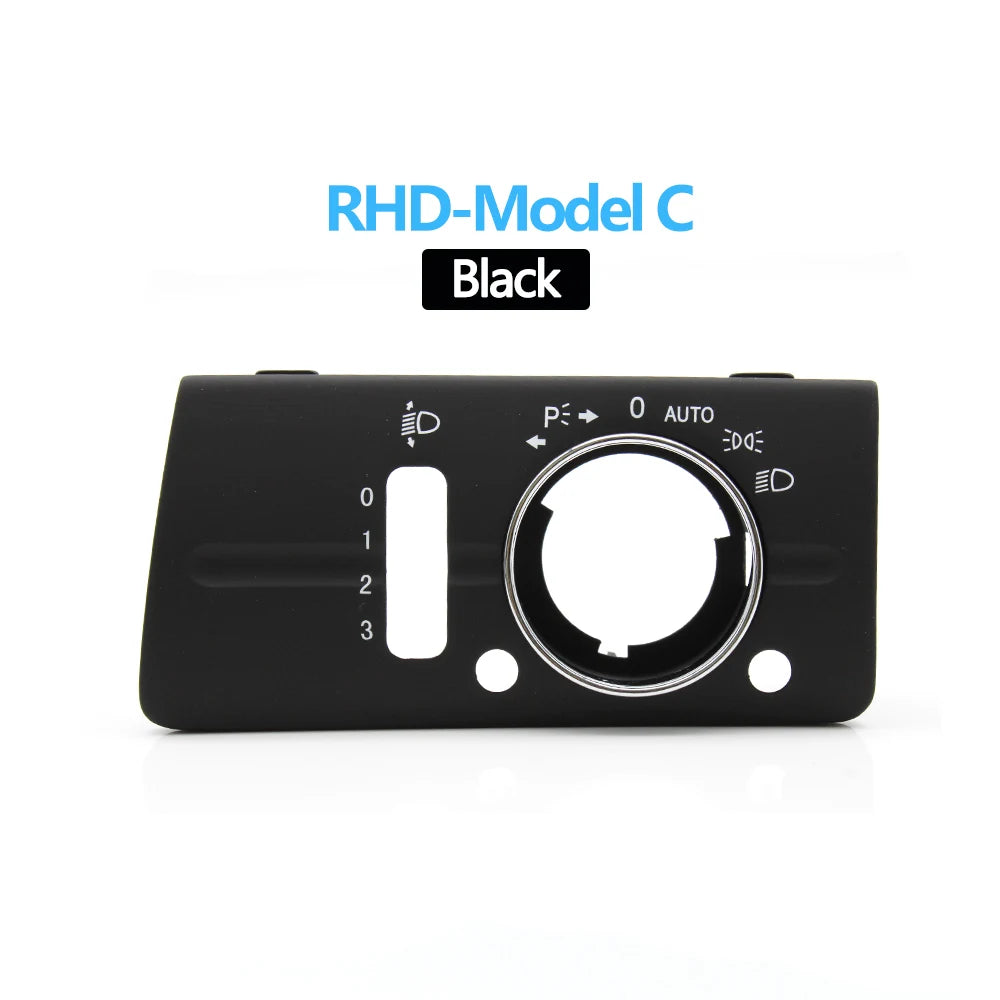 LHD RHD Front Dashboard Headlight Lamp Switch Cover Trim Replacement For Mercedes Benz W211 E Class 320 350 550 2003-2008