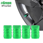 Aluminum Tire Valve Caps | Dustproof Universal Stem Covers for Cars, Bikes, Trucks, Mo close-up view