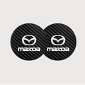 2Pcs Car Interior Leather Coaster Anti-noise Water Cup Pad for Mazda 3 CX5 CX30 MX5 C alternate view