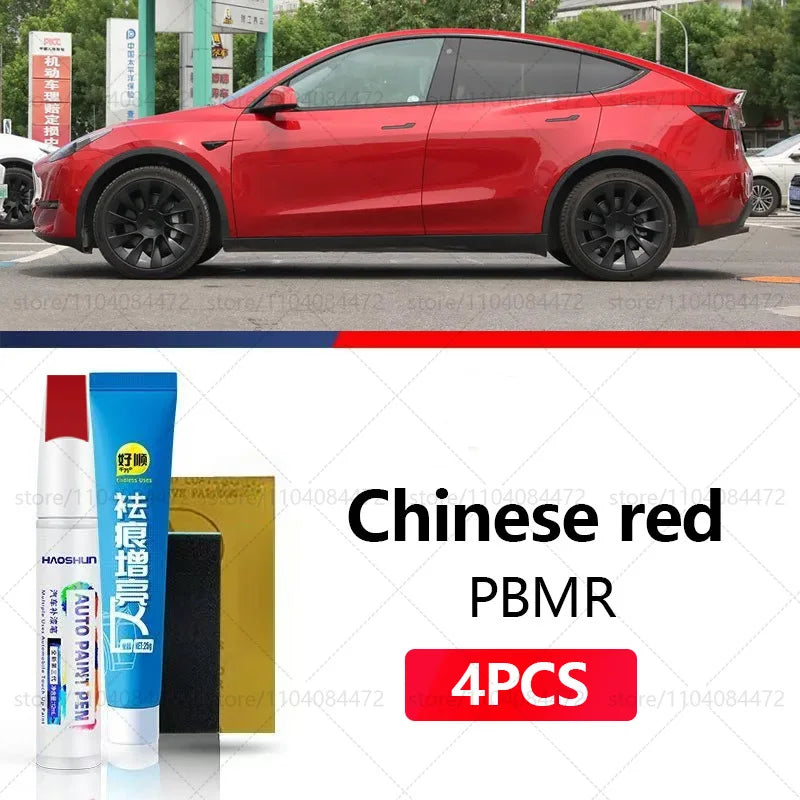 Car Paint Repair Pen for Tesla Model X Y S 3 | 4PCS Scratch Repair Accessories detail view